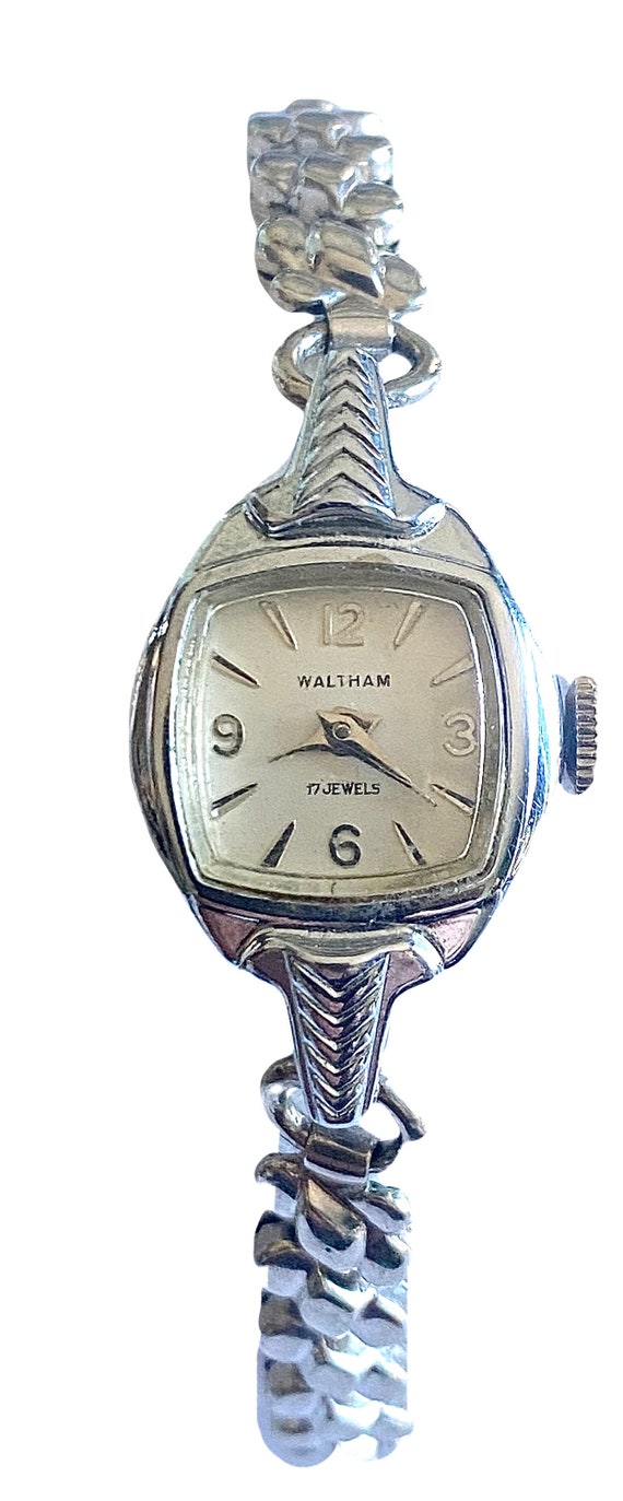 Working Antique 10K WALTHAM ‘17 Jewels’ Women’s A… - image 2