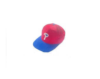 Vintage MLB PHILADELPHIA PHILLIES Baseball Cap - Snap-Back Trucker Style Hat