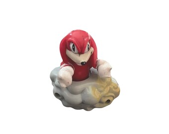 KNUCKLES McDonalds Happy Meal SPINNING & Rolling Toy - Sonic The Hedgehog (Sega)