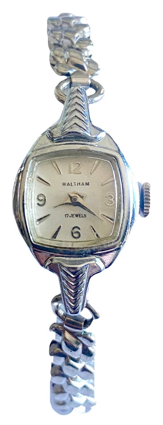 Working Antique 10K WALTHAM ‘17 Jewels’ Women’s A… - image 3