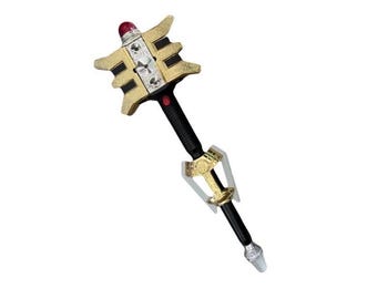 1996 MMPR Mighty Morphin Power Rangers Zeo GOLDEN Staff - Lichter, Soundeffekte