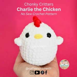Nr. Sew Huhn Vogel Häkelanleitung Amigurumi-Muster Huhn Muster Häkelanleitung süßer Anfänger Markt Charlie