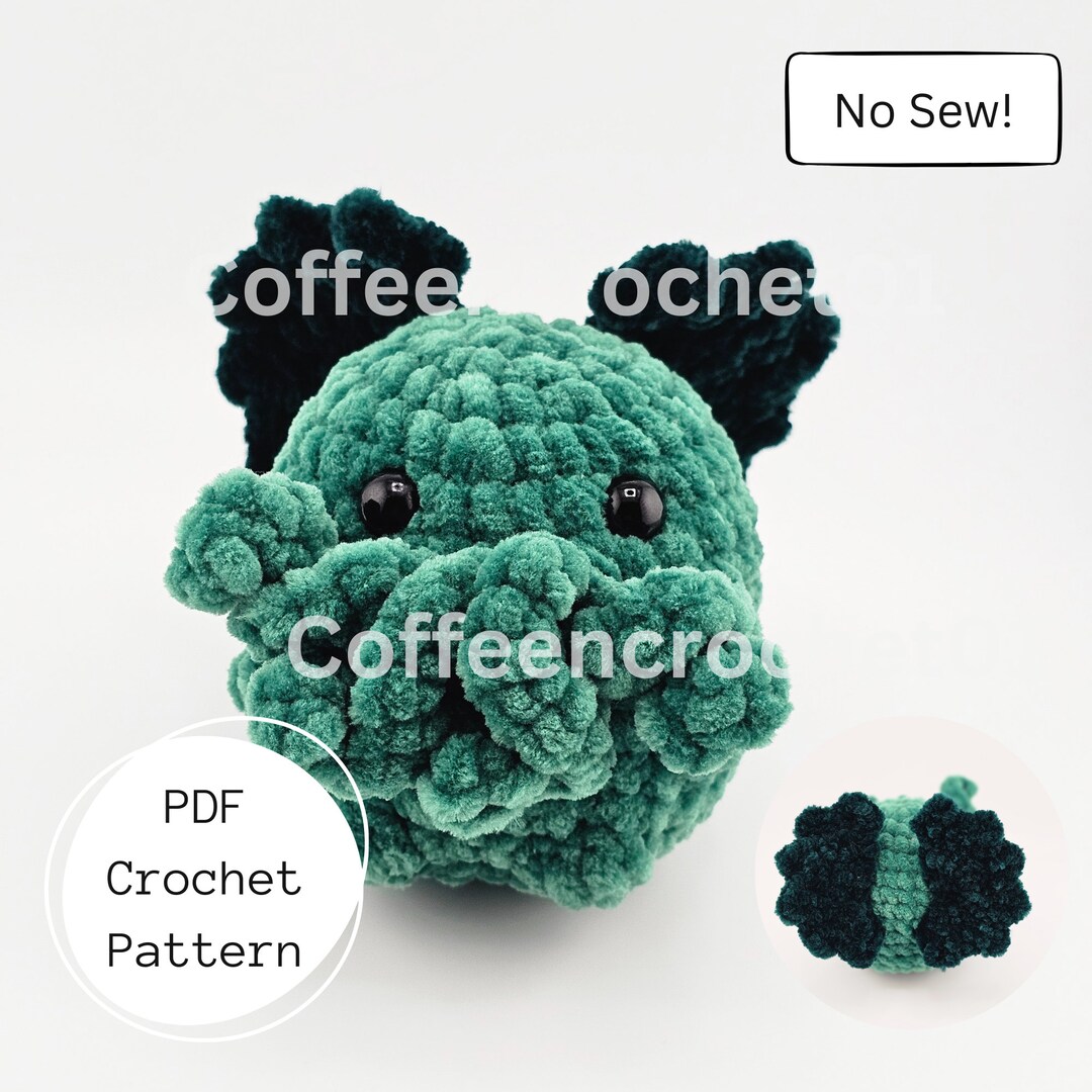 Cthulhu Crochet Pattern Amigurumi Pattern Crochet Beginner Tutorial ...