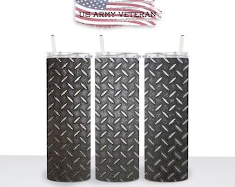 Diamond Plate Png, 20 oz. Skinny Tumbler Wrap, PNG Image, PNG Tumbler Wrap, Sublimation, Waterslide