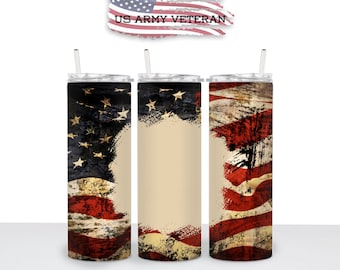 United States Flag, US Flag, Patriotic Pride Tumbler Wrap, 20oz Skinny Tumbler, Print, Sublimation, Straight Image, Waterslide, PNG Download