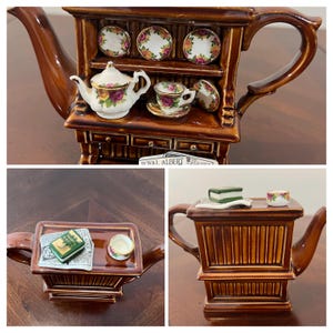 Colección de teteras en miniatura Royal Albert, Old Country Roses imagen 9