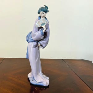 Lladro Geisha Fan - Etsy