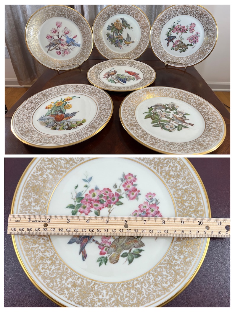 Lenox Bird Plate, Limited Edition, Boehm Birds, Decorative, 24k Gold