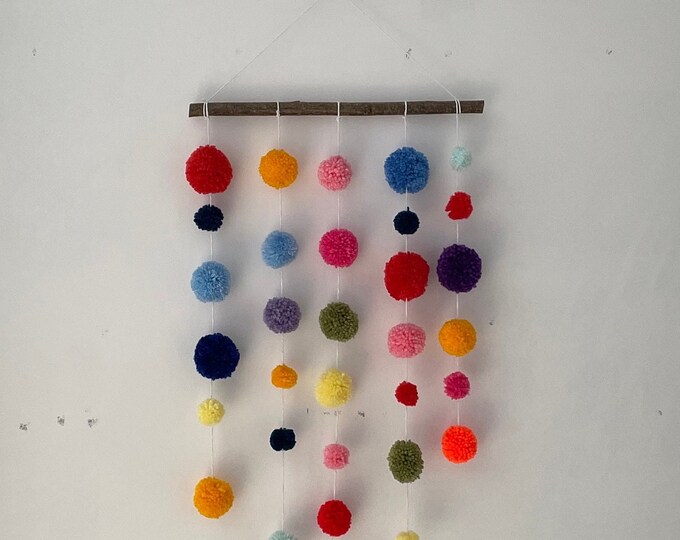 Pom Pom Wall Decor Bella Accent Flower - Etsy