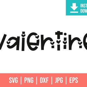 Valentine SVG PNG EPS Dxf Jpg | heart svg | girl valentine svg | valentine shirt svg | valentine cut file | Romantic svg | Fall In Love svg