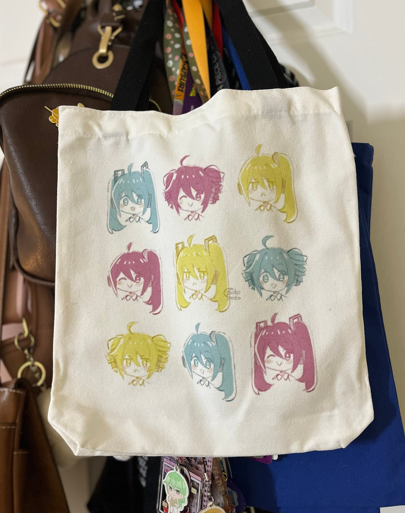 Vocaloid Triple Baka Canvas Tote Bag Hatsune Miku Kasane