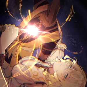 Honkai Star Rail HSR Aglaea Fanart | Wall Photo Print