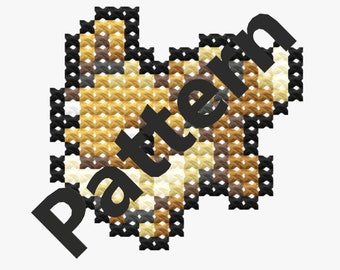 Eevee Icon Cross-Stitch Pattern