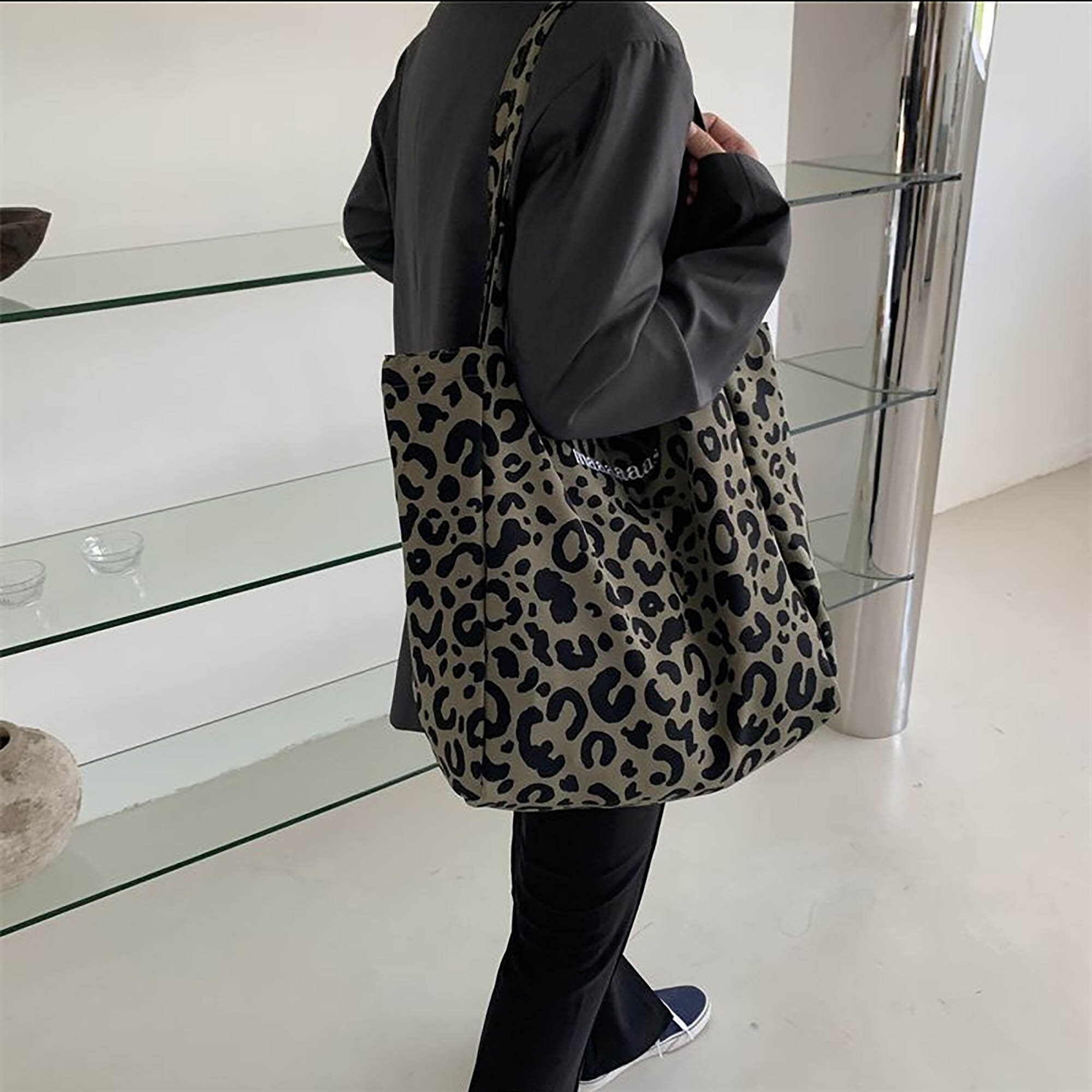 TENDYCOCO Leopard Print Shoulder Bag Crossbody Chain Bag For Women
