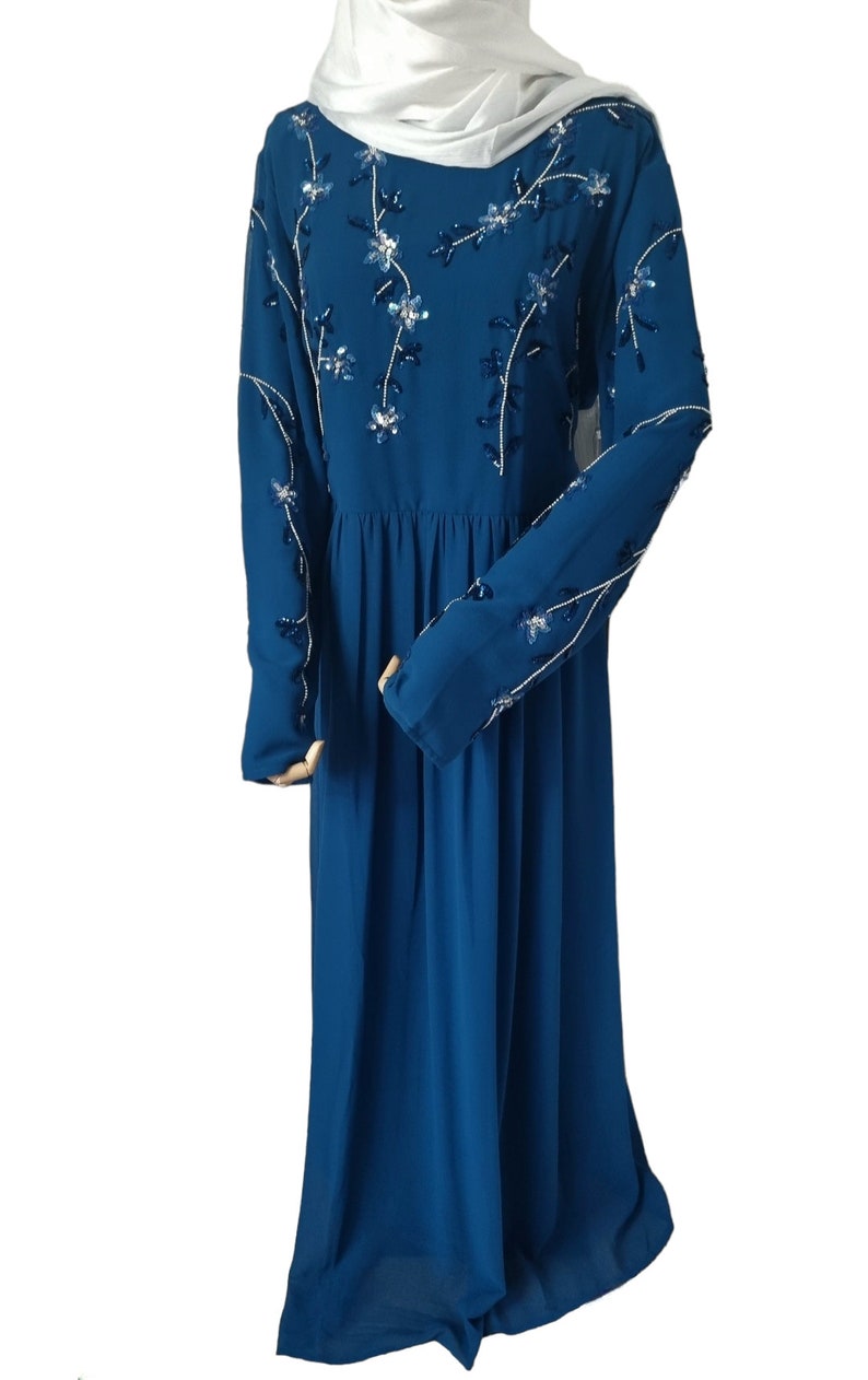 Abaya/dress Embroidery Dress - Etsy UK