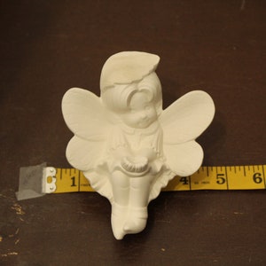 Reclining Fairy Ceramic bisque ready to paint