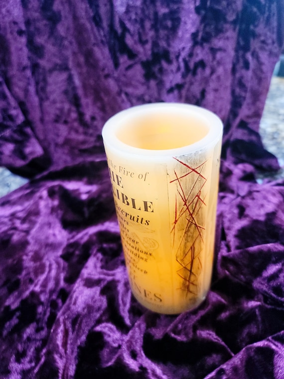 LED Crucible Candle the Crucible Collection Etsy