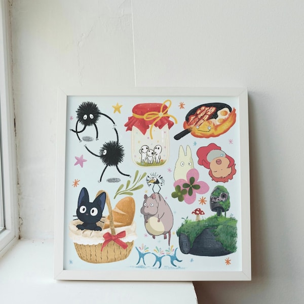 Ghibli Print - Etsy