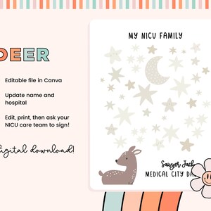 My NICU Family Printable, Nicu Family Poster, My Nicu Family Photo Prop ...