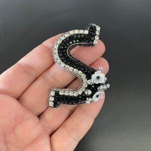 Tres Chic Silver Letter 
