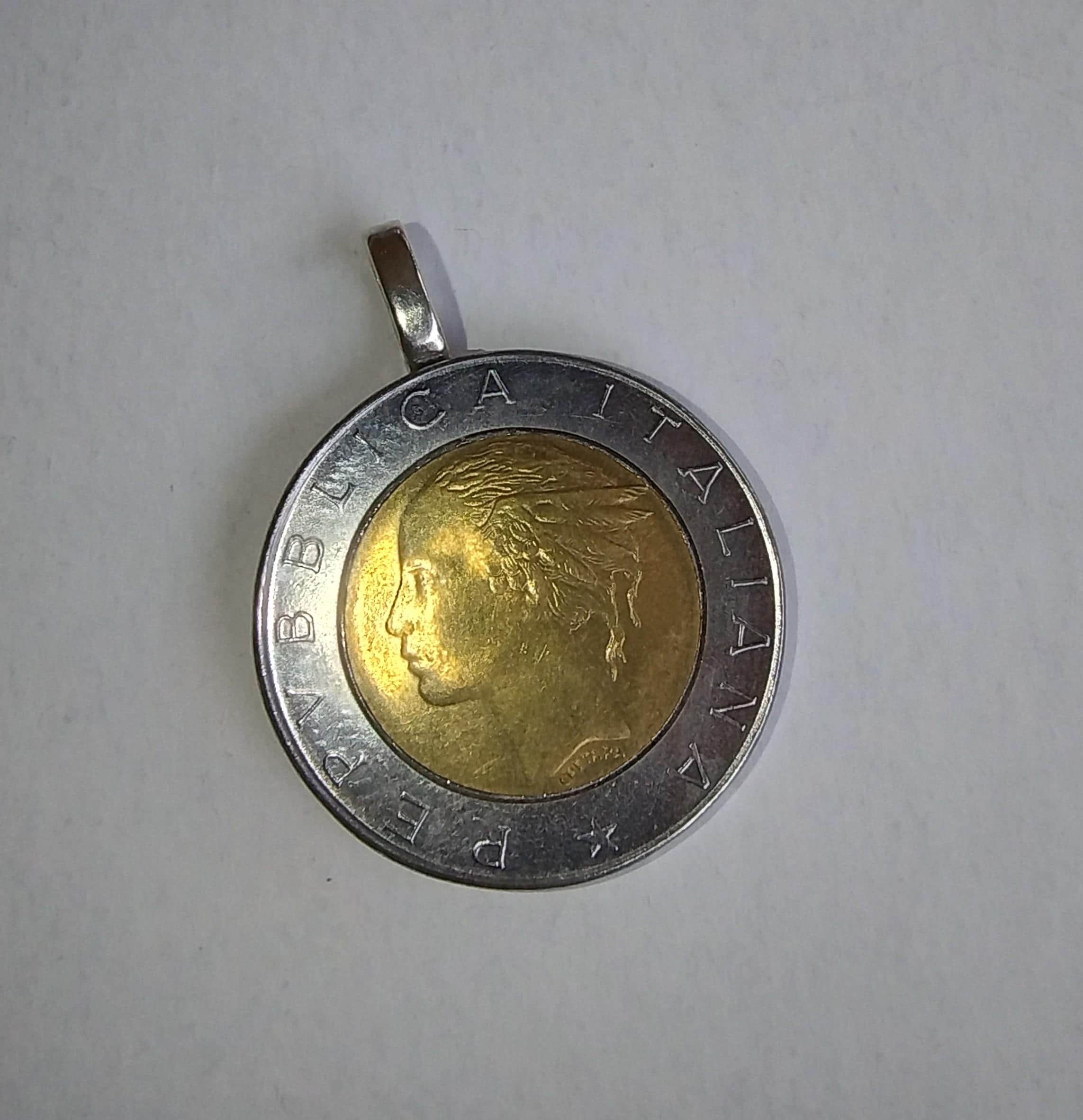Italian l 500 coin - Etsy 日本