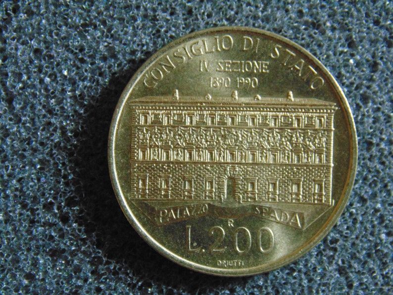 1990 200 lire council of state L002 image 1
