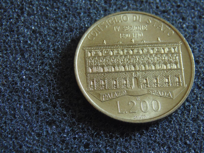 1990 200 lire council of state L002 image 2