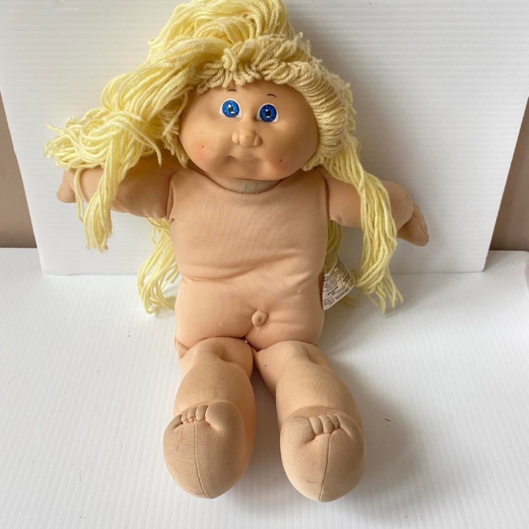 M550 Rare1982 Cabbage Patch Doll Soft Body Loop Hair Signed by Xavier Roberts Etsy