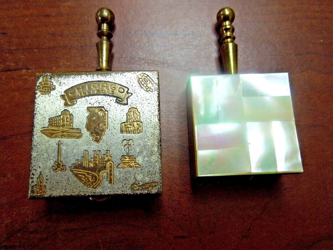 R287 Vintage Mini Brass Pocket Ashtray Etsy