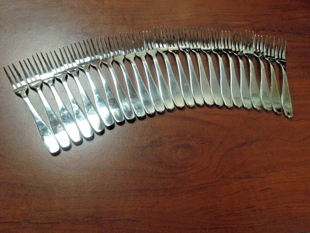 R336 Cambridge Stainless Steel Forks Lot of 24 5 Long Etsy