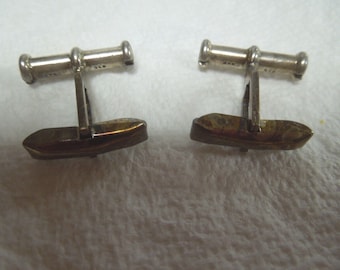 r734 Vintage Sterling Silver 925 Men's Cufflinks