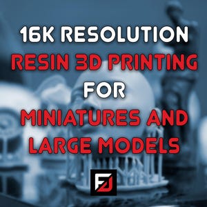 Professional Resin 3D Printing Service - High Quality 3D Prints 16K - RPG Miniatures, Wargaming, Large Models and Prototyping