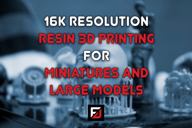 Professional Resin 3D Printing Service: 16K High-Resolution Models for small an large models image 1