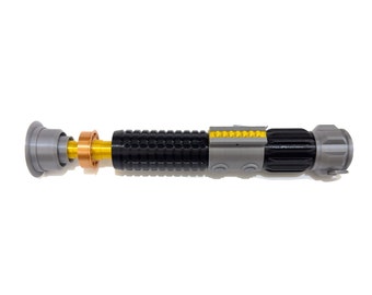3D Printed Lightsaber inspired to Obi-Wan Kenobi, easy to assemble with screw system, Prop - Display model
