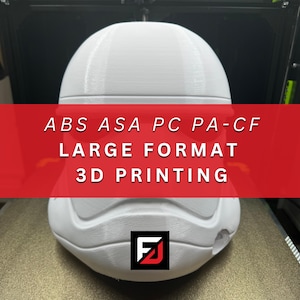 Grootformaat 3D-printservice: functionele onderdelen, cosplay, prototyping, auto-industrie en meer.