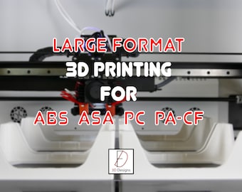 Large Format 3D Printing Service for ABS ASA PC pa-cf - High Quality 3D Prints - Functional Parts, Cosplay, Prototyping