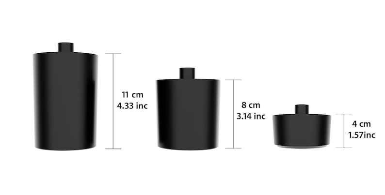 Ensemble de 4 pieds de canapé ronds Ikea Kivik, pieds de meuble, imprimés en 3D, remplacement image 6