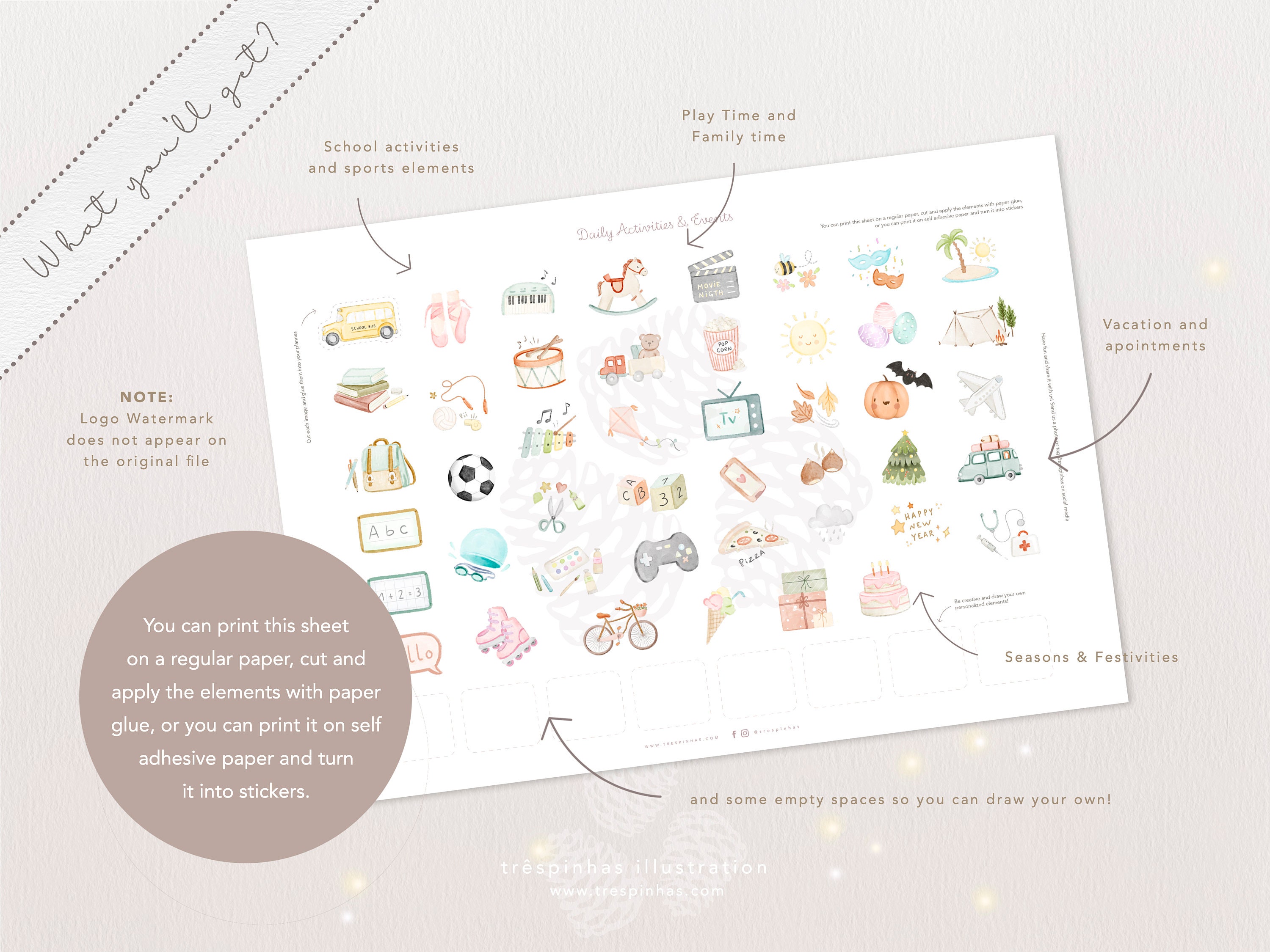 Kids Printable Planner, Kids Weekly Planner, Childrens Activity ...