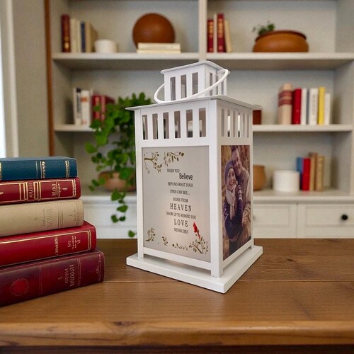 When you believe,  Personalized Memorial Lantern