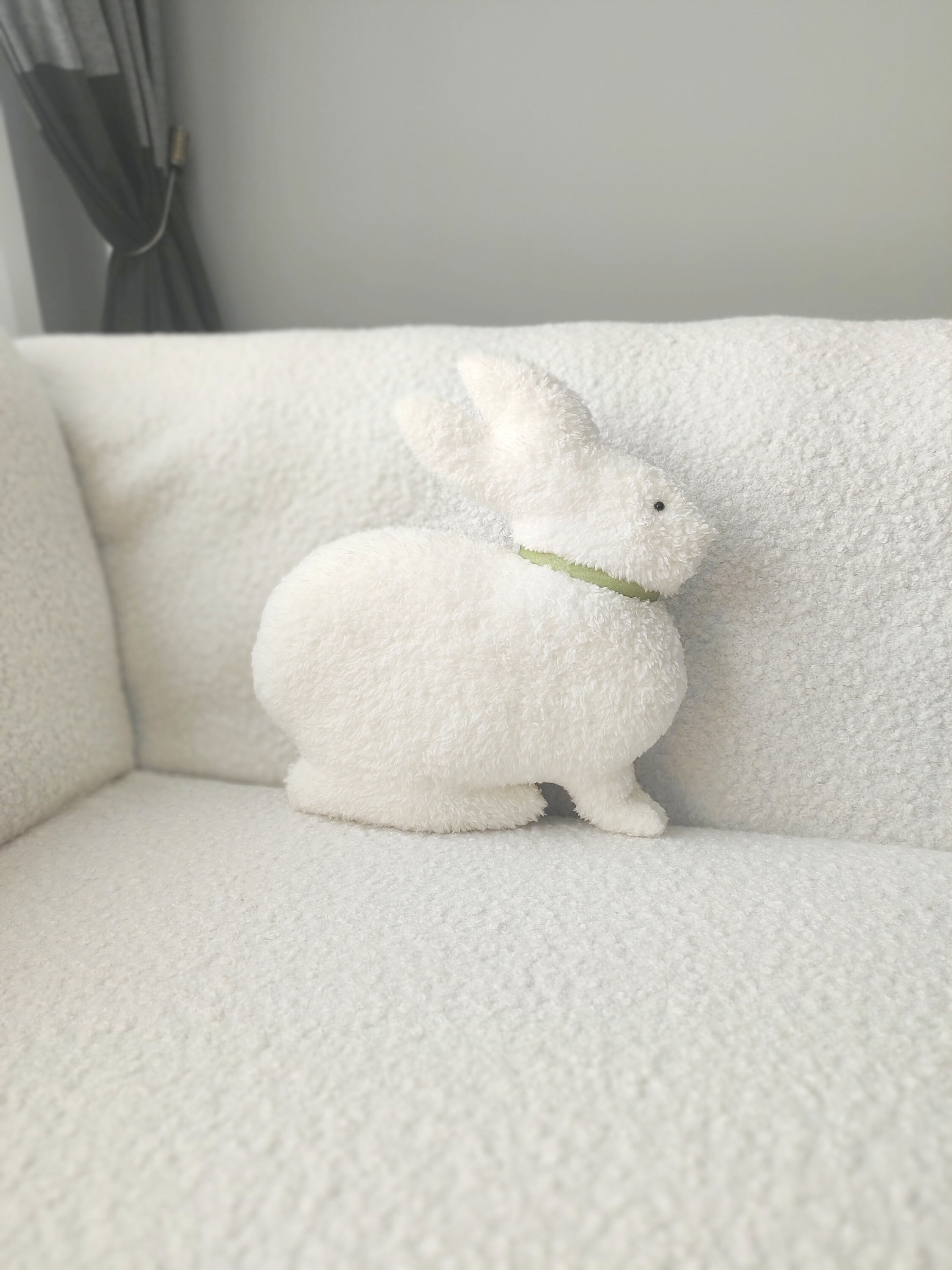 Rabbit Shaped Pillow, Easter Decor Pillow, Easter Bunny