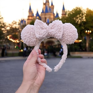 Disney ears, Mickey Minnie Mouse, Minnie ears, Disney Holiday Headband, Plush Disney Ears,Teddy Ears, Mouse Fan Plush ears, Disney Gift