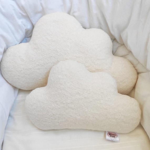 White Cloud Pillow Nursery Cushion Cloud Baby Pillow Baby Gifts 