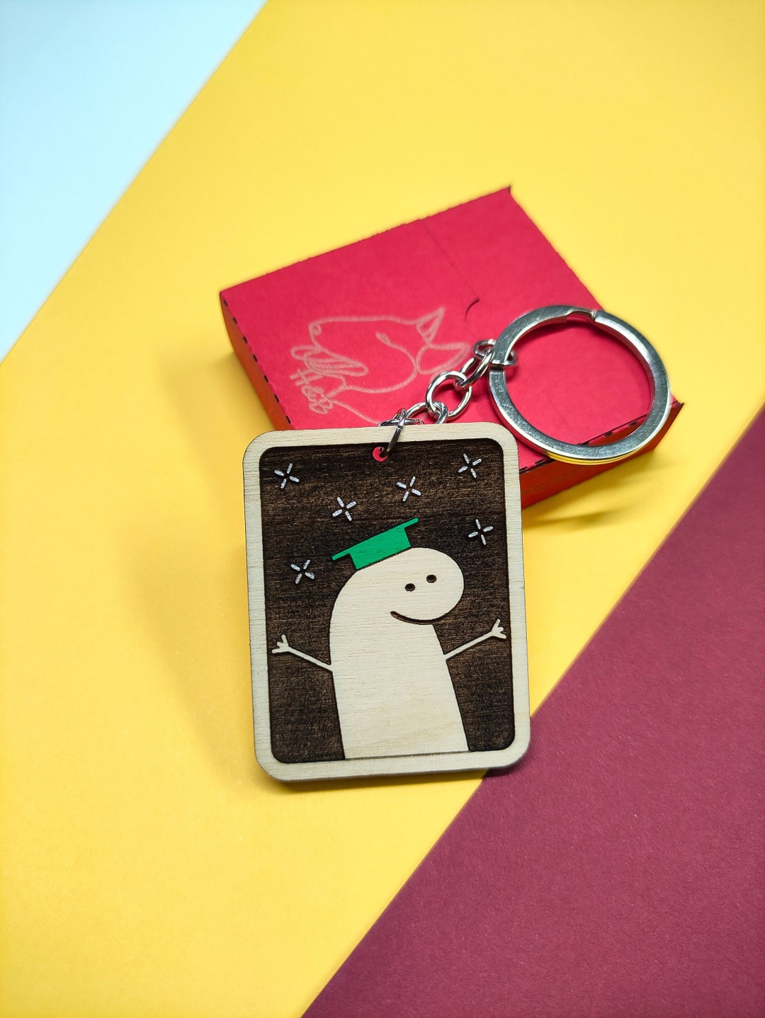 Portachiavi Ispirazione Pilota - Acciaio Inossidabile, Regalo Per Avviatori E Appassionati