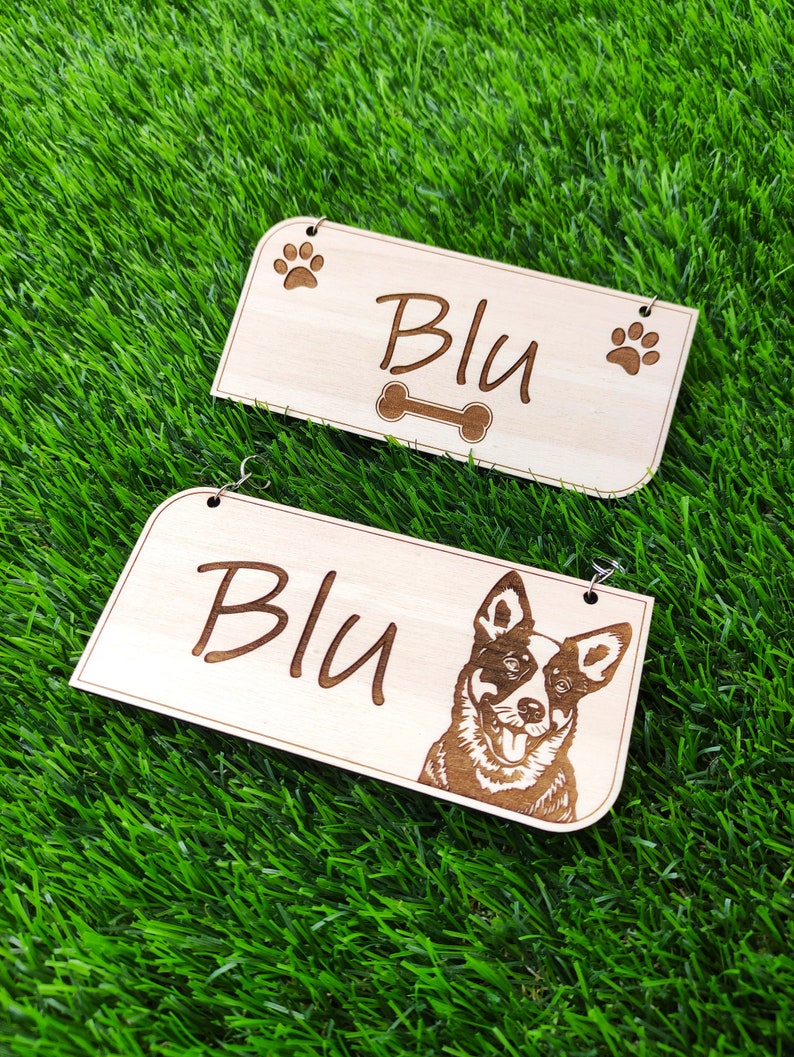 Personalized Wooden Pet Plaque Pet Crate Name Tag Cage and Etsy
