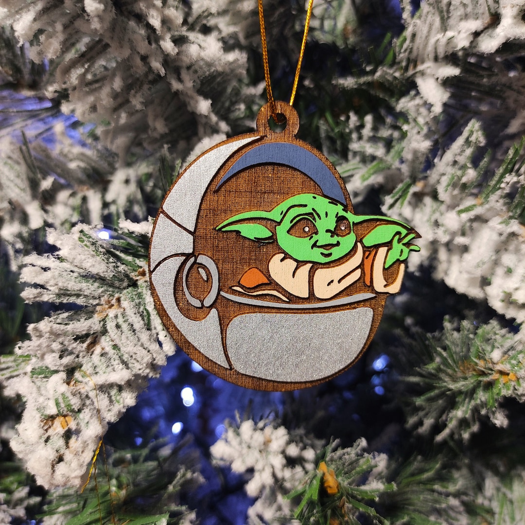 Baby Yoda Christmas Ornaments 