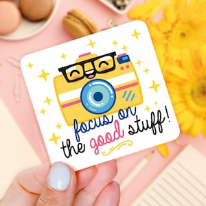 Lemon Jelly Studio: concentrati sulle cose buone! Grande adesivo in vinile/Laptop/Ipad/Kawaii/Carino