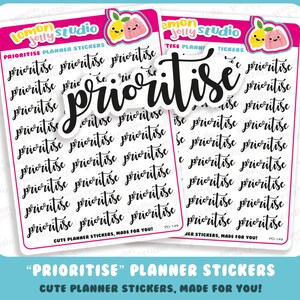 27 "Dare priorità" alle parole Diario/Calendario/Agenda adesivi