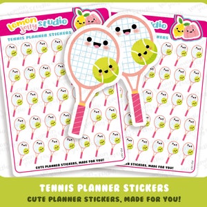 35 Niedliche Tennis/Sport Sticker