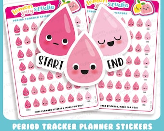 56 pegatinas bonitas para el seguimiento del período