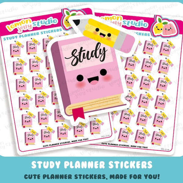 30 Niedliche Aufkleber für Studien-/College-/Uni-/Schulplaner